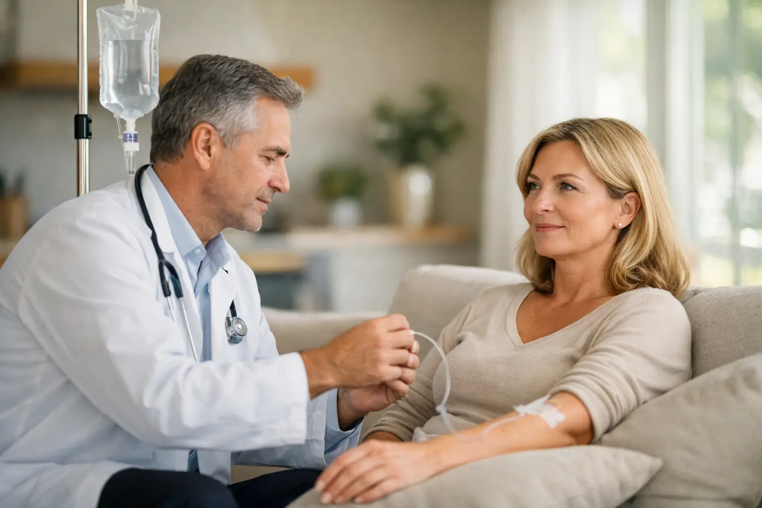 Infusion zuhause durch Arzt – wann sinnvoll?